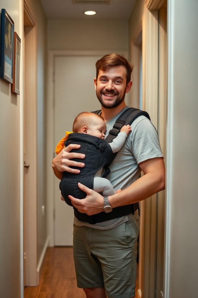 Parent creator with baby carrier